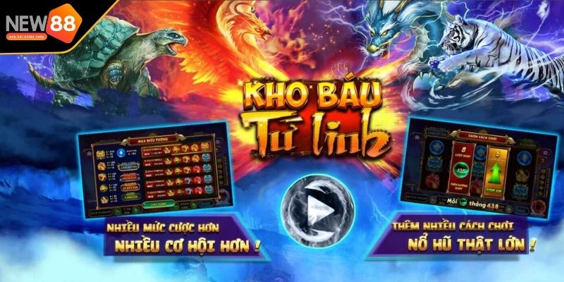 Khái quát về tựa game slot Tứ Linh hấp dẫn