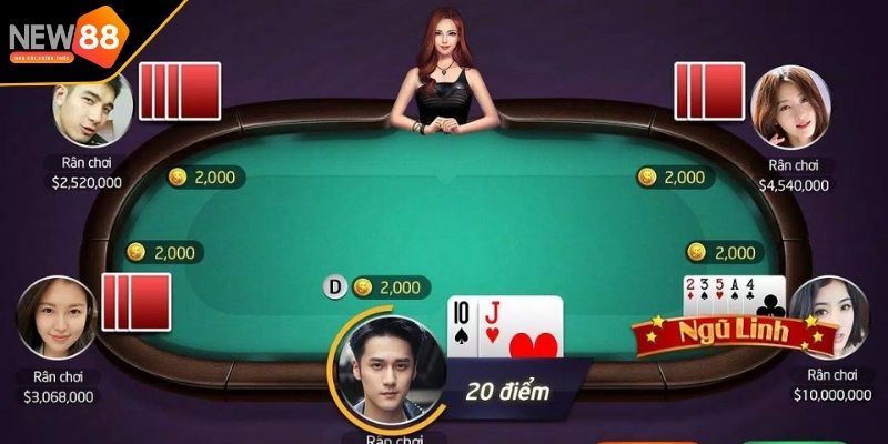 Nguyên tắc tính tổng điểm của kéo Xì Dách