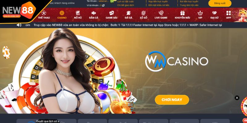 Tổng quan về Casino New88